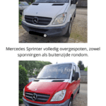 Mercedes Sprinter andere kleur spuiten
