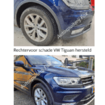 Rechtervoor schade VW Tiguan hersteld